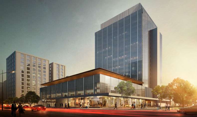 Render do Brazilian Financial Center — projeto em colaboração com Perkins&Will