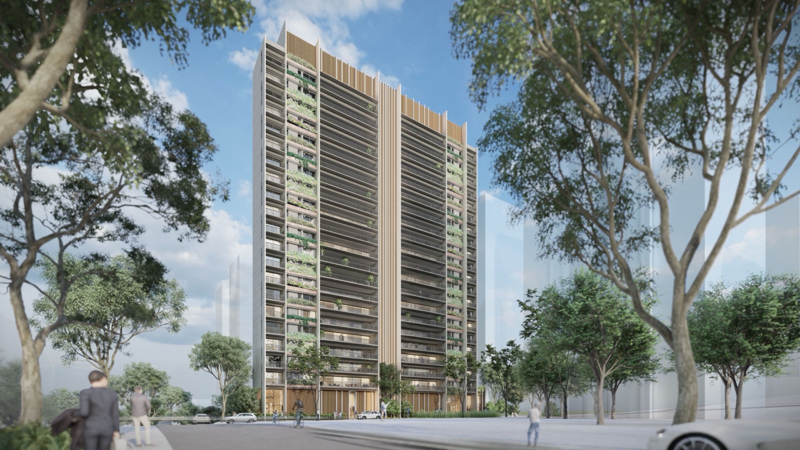 Render do Pavão — projeto em colaboração com ACIA Arquitetos, para a Q1inc
